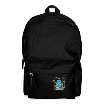Aquarium Fish Gift - Backpack - black - Front