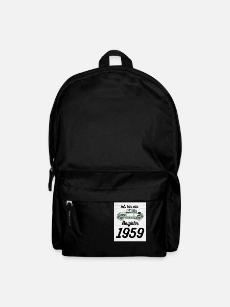 Oldtimer 1959 - Rucksack - Schwarz