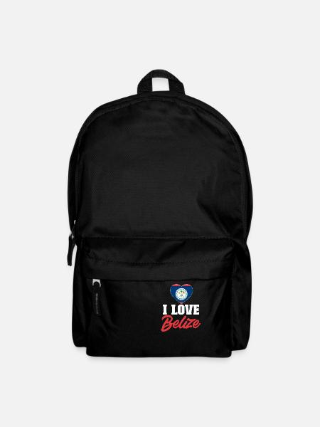 Belize Flagge Belizer - Rucksack - Schwarz