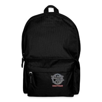 Fahrradtour Fahrrad - Rucksack - Schwarz - Vorne