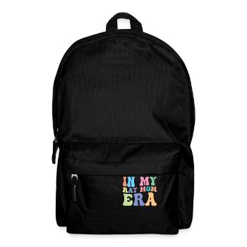 Rat Mom Retro Groovy In My Rat Mom Era - Backpack - black - Front