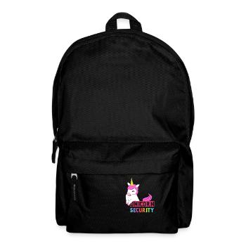Einhorn - Rucksack - Schwarz - Vorne