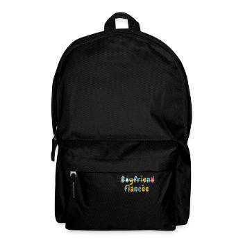 Couple Engagement Engaged Men Funny Fiancee - Backpack - black - Front
