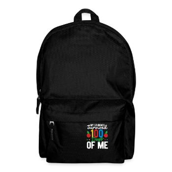 Meine Schüler überlebten 100 Tage Lehrer 100. Tag - Rucksack - Schwarz - Vorne