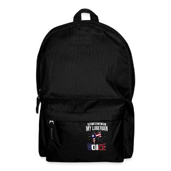 Liberia Flag Liberians - Backpack - black - Front