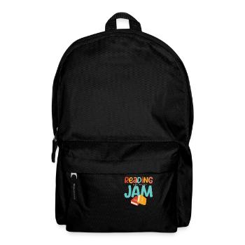 Reading is my passion Funny teacher - Backpack - black - Front