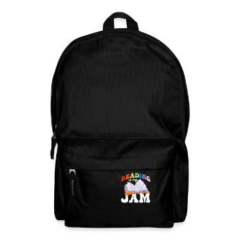 Lesen ist meine Leidenschaft Lustiger Lehrer - Rucksack - Schwarz - Vorne