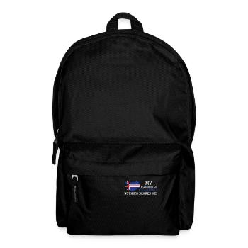Rien ne me fait peur Ma femme est islandaise - Sac à dos - noir - Devant