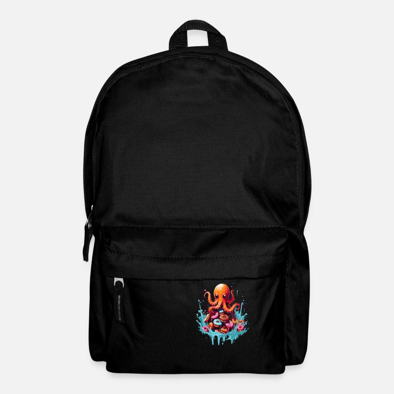 Der Oktopus Donut - Rucksack - Schwarz