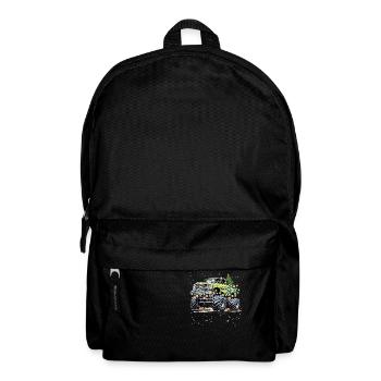 Off-Road Christmas Monster Truck Xmas For Boys, Gi - Backpack - black - Front