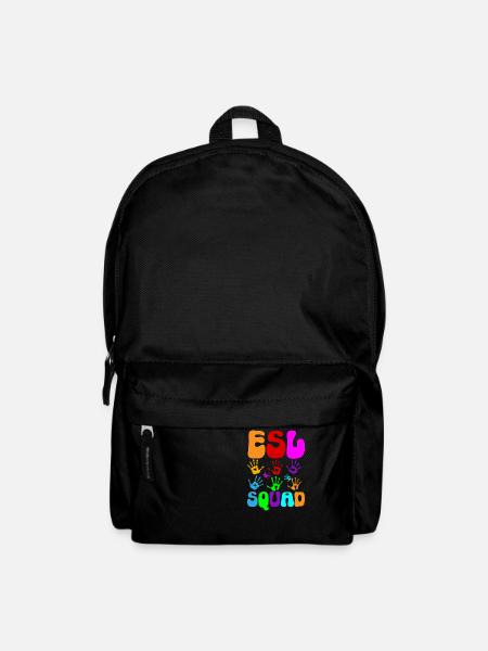 Lehrkraft Englisch Zweitsprache Fremdsprache - Rucksack - Schwarz