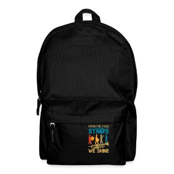 From The Field To The Stands, We Shine Marching - Backpack - black - Front