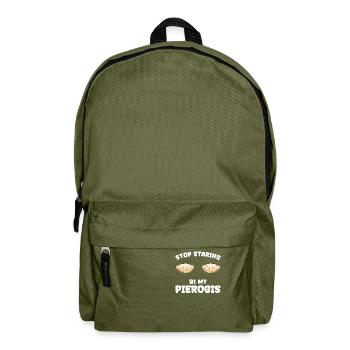 Pierogi Rezept polnische Pierogi - Rucksack - Olivgrün - Vorne