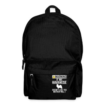 Gifts for Havanese Dog Lovers - Backpack - black - Front