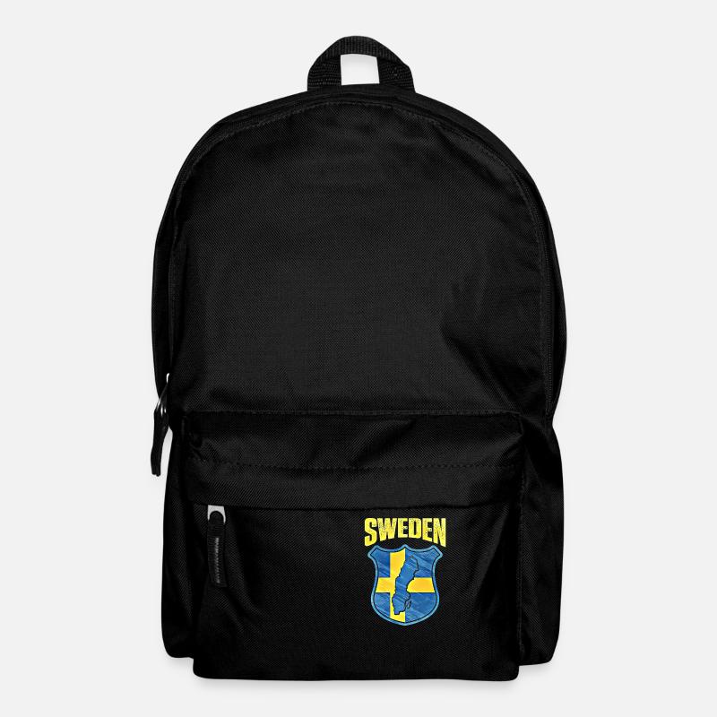 Schweden - Rucksack - Schwarz