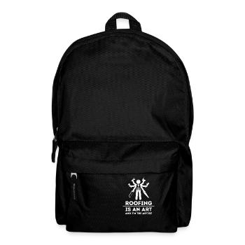 Roofer Saying Craft Master Roofer - Backpack - black - Front