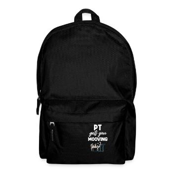 pt makes you mooving funnier - Backpack - black - Front