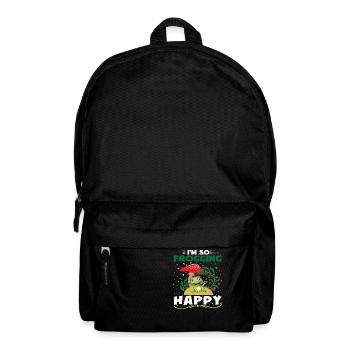 Je suis tellement heureux - Sac à dos - noir - Devant
