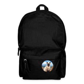 Siamese Cat Siamkatze - Rucksack - Schwarz - Vorne