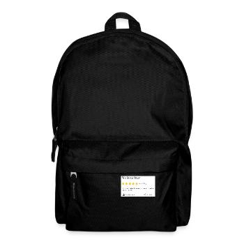 Weihnachten... ganz ohne Alkohol geht es nicht... - Rucksack - Schwarz - Vorne