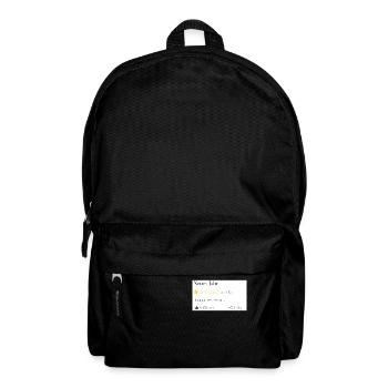 Neues Jahr... kann nur besser werden... - Rucksack - Schwarz - Vorne