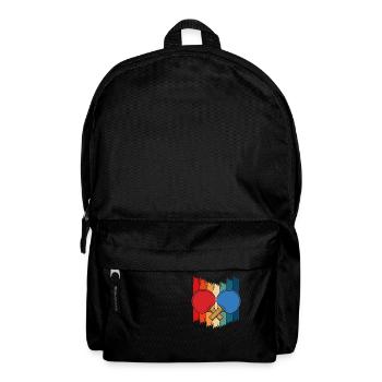 Tennis de table dictant raquette de tennis de table - Sac à dos - noir - Devant