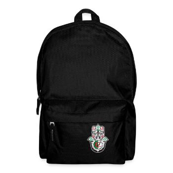1 2 3 viva l Algerien Hand von Fatma - Rucksack - Schwarz - Vorne