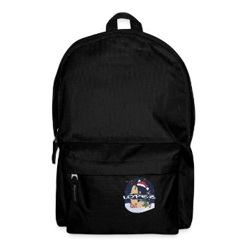 Toller Lopez-Name mit Weihnachtsmütze im Weihnachtsthema - Rucksack - Schwarz - Vorne