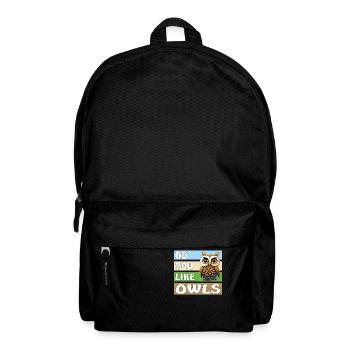 DO YOU LIKE OWLS - Rucksack - Schwarz - Vorne