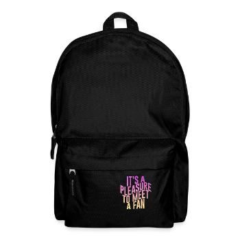 C’est un plaisir de rencontrer un fan 2 - Sac à dos - noir - Devant