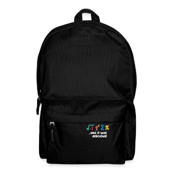 Pi Day Funny Math Lover Cute Teacher Students - Backpack - black - Front