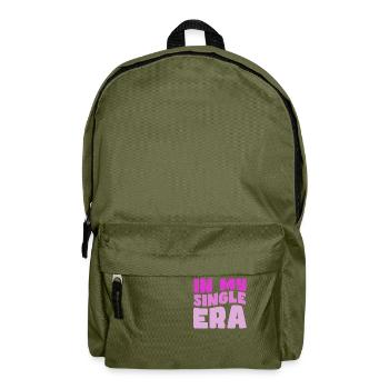 À l'époque de mon célibat, une drôle de vie de célibataire - Sac à dos - vert olive - Devant