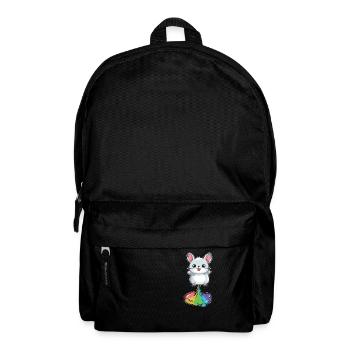 Chinchilla Witzig Regenbogenfurz - Rucksack - Schwarz - Vorne