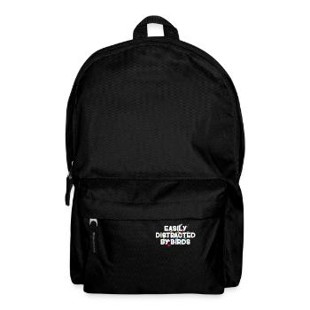 Easily Distracted By Birds Bird Lover - Backpack - black - Front