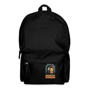 Little Hamster Bear: Welcome to the Dungeon - Backpack - black - Front