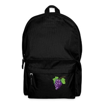 Weintrauben Symbol - Rucksack - Schwarz - Vorne