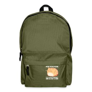 Ma zone à problèmes n’est pas derrière le front - Sac à dos - vert olive - Devant
