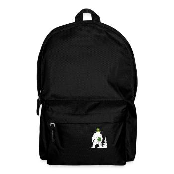 Irlandais Bigfoot Sasquatch Shamrock Drôle - Sac à dos - noir - Devant