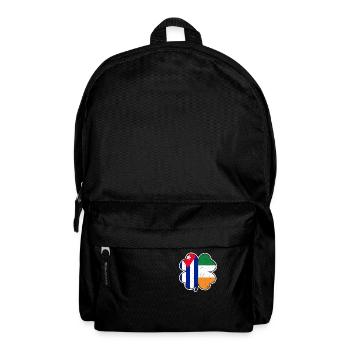 Drapeau Cubain Irlandais Irlande Cuba Shamrock - Sac à dos - noir - Devant