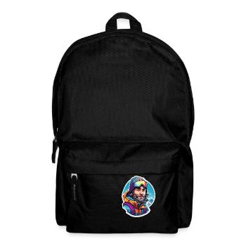 Snowboarder / Winter Sports / Piste / Snow / Alps - Backpack - black - Front