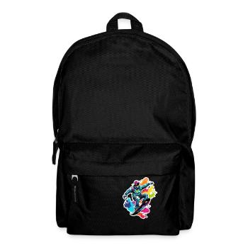 Snowboarder / Winter Sports / Piste / Snow / Alps - Backpack - black - Front
