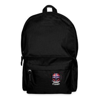 Fisherman Anglers in Norway - Backpack - black - Front