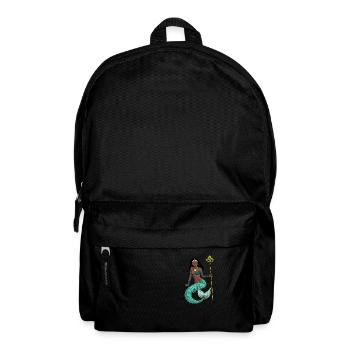Göttin der Yoruba Religion - Olokun - Rucksack - Schwarz - Vorne