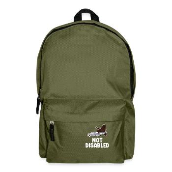 Not hindered enough. Funny - Backpack - olive green - Front