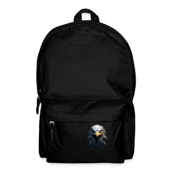 Geometric Eagle Animation - Backpack - black - Front