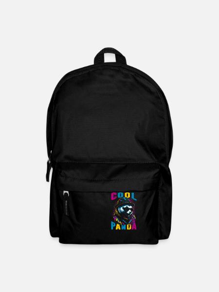 Coole Panda - Rucksack - Schwarz