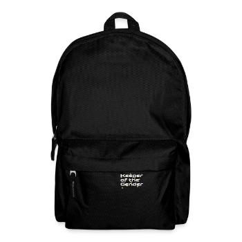 Keeper Of The Gender - Backpack - black - Front