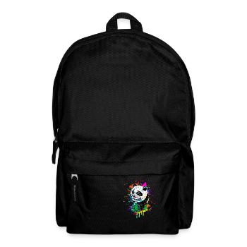Scooter Riding Panda - Backpack - black - Front