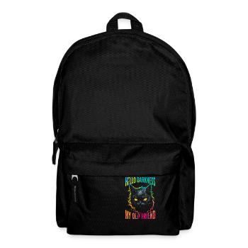 Hello darkness, my old friend - Backpack - black - Front