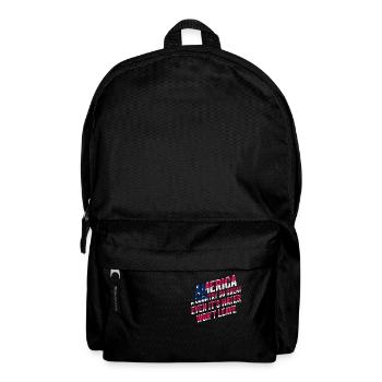 America A Country So Great US Patriotic - Backpack - black - Front
